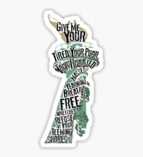 LAZARUS Immigration Torch Sticker
