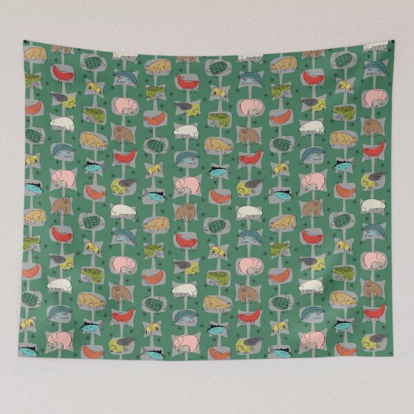 Item preview, Save Endangered Species on Green designed and sold by bmfabricdesigns.