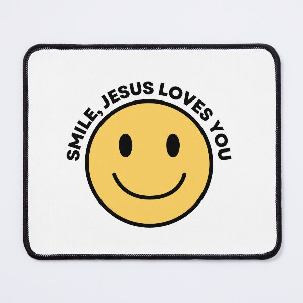 Item preview, smiley face - smile, Jesus loves you christian cute designed and sold by KallieCo.