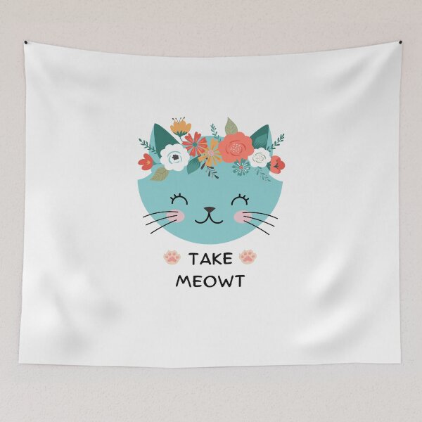 Item preview, Take Meowt - Pretty Cat designed and sold by Thewelllife.