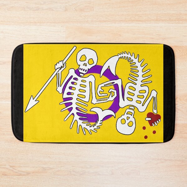 Item preview, OFMD season 2 intersex pride mermaid pirate flag Blackbeard Stede Bonnet flag designed and sold by Theoldgirl900.