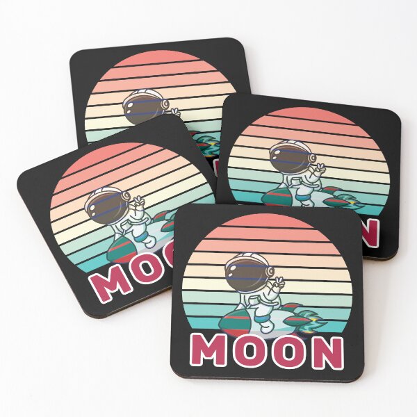 Item preview, Astronaut Explore The Moon - Spaceship designed and sold by FridPix.