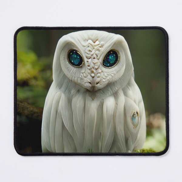 Item preview, White Magical Owl - Forest Elemental designed and sold by SoulShaman.