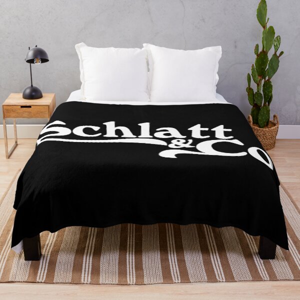 Schlatt And Co Merch Schlatt And Co Logo Throw Blanket