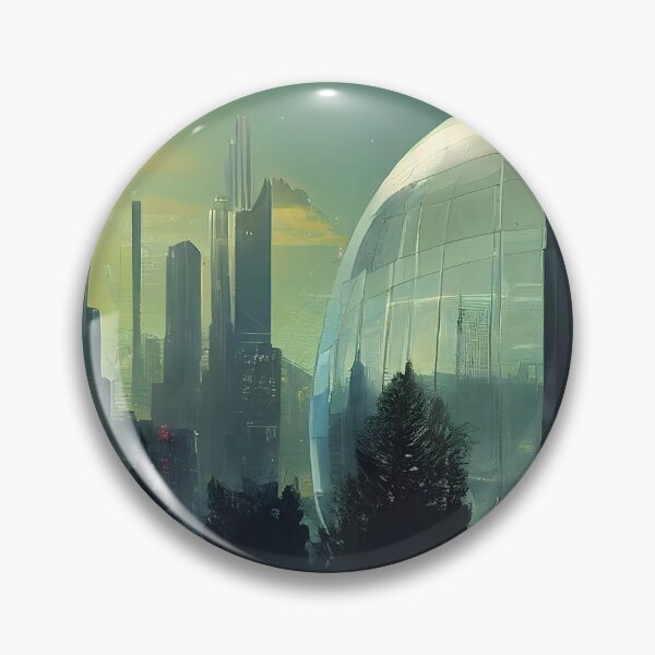 Item preview, Futuristic City Within a Dome designed and sold by Foodcolored.