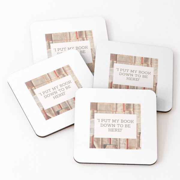 Item preview, "I put my book down to be here!" designed and sold by Twin2too.