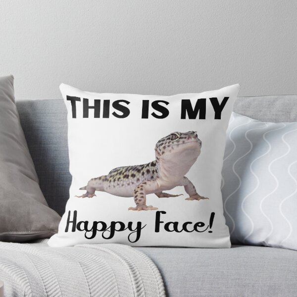 Item preview, This is My Happy Face - Leopard Gecko Design  designed and sold by LovenLaughter.