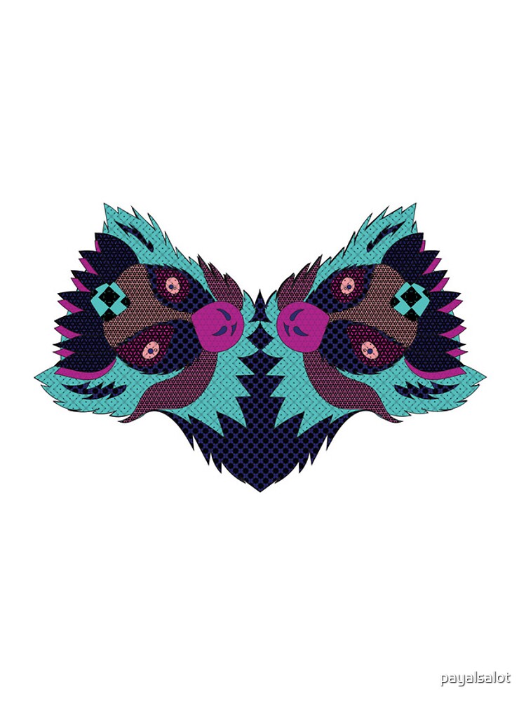 Thumbnail 4 of 4, iPhone Case, Patterned Lemur designed and sold by payalsalot.