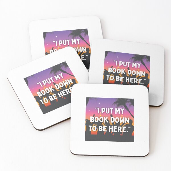 Item preview, "I put my book down to be here!" designed and sold by Twin2too.