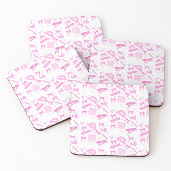 Item preview, Kawaii Pink School Supplies  designed and sold by ShadowiesArt.