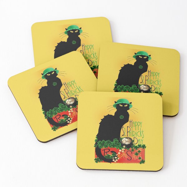 Item preview, St Patrick's Day - Le Chat Noir  designed and sold by Gravityx9.