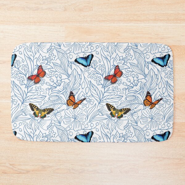 Item preview, design print butterfly on flowers pattern. designed and sold by EWIKA By Ekawit.
