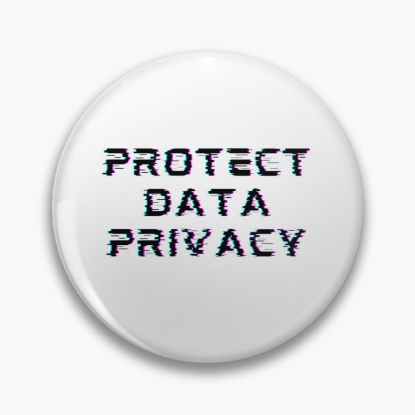 Item preview, Protect Data Privacy Glitch designed and sold by AllVibesWelcome.