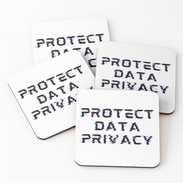 Item preview, Protect Data Privacy Glitch designed and sold by AllVibesWelcome.