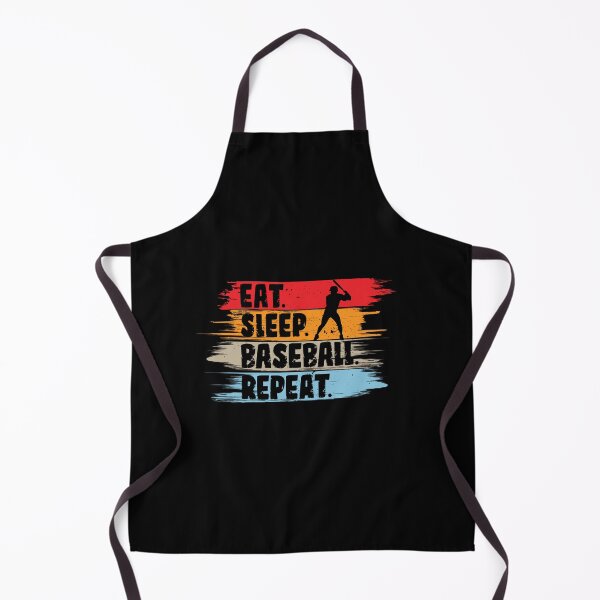 Item preview, Eat Sleep Baseball Repeat Baseball Player Sticker designed and sold by megandebbiesc.