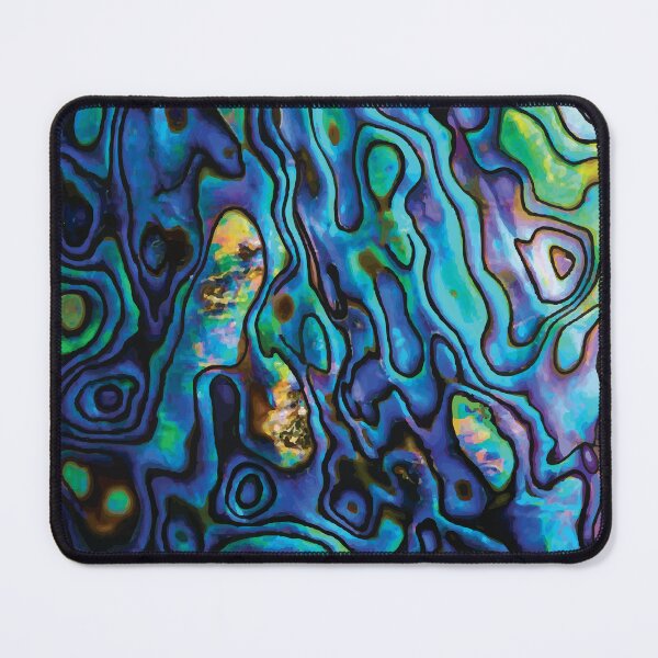 Item preview, New Zealand Paua Abalone Blue Green Yellow Sea Shell Natural Pattern designed and sold by Ciara Shortall.