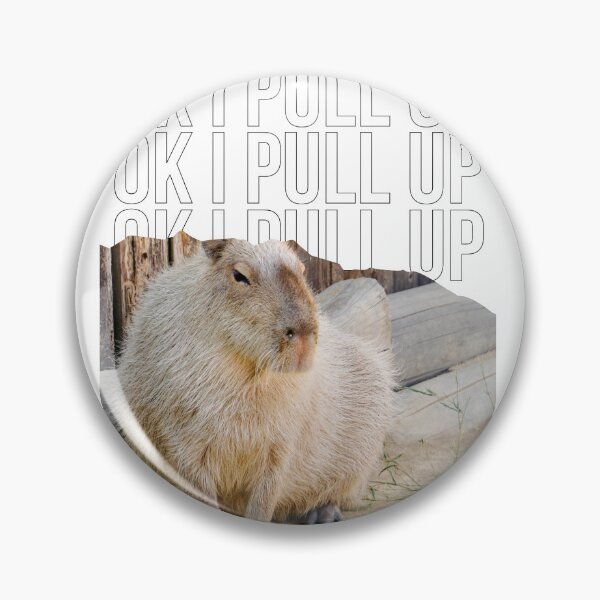 Item preview, Ok I Pull Up Capybara designed and sold by earth wings.