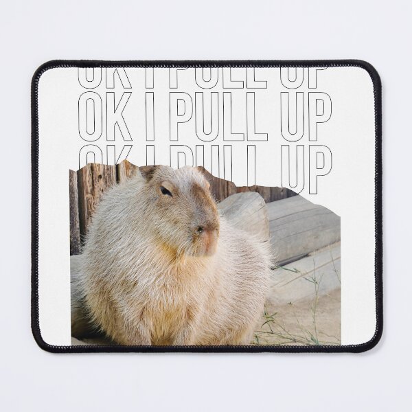 Item preview, Ok I Pull Up Capybara designed and sold by earth wings.