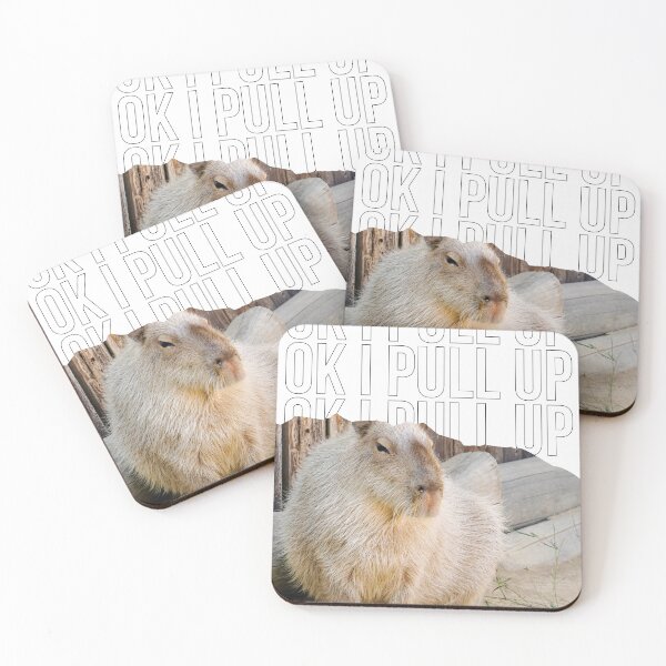 Item preview, Ok I Pull Up Capybara designed and sold by earth wings.