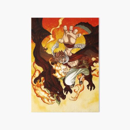 Natsu dragneel Art Board Print