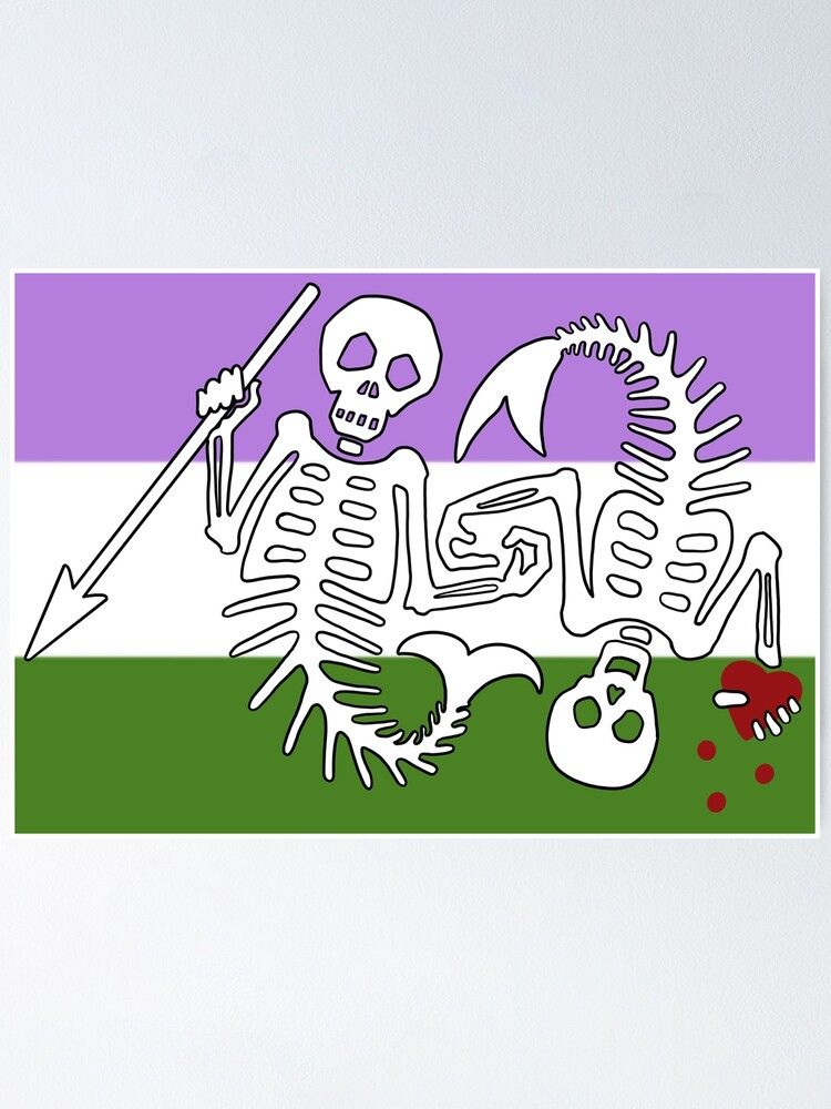 Ofmd Season 2 Genderqueer Pride Mermaid Pirate Flag Blackbeard Stede Bonnet Our Flag Means