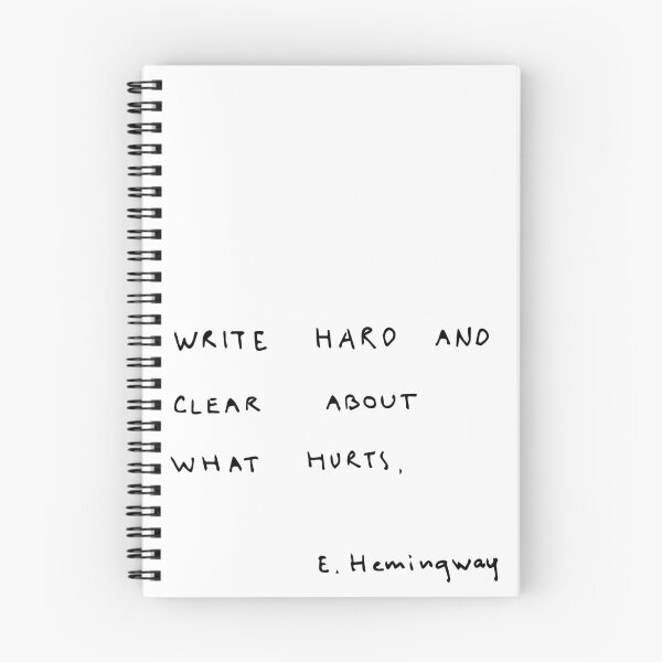 Item preview, Write hard and clear about what hurts.  designed and sold by ElisaGabi.