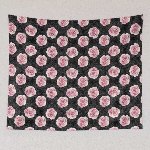 Item preview, Pink Roses Seamless Pattern designed and sold by Fairies Flower  Garden.