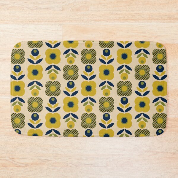 Item preview, Blomma, 1970s Groovy Retro Flower Seamless Pattern - Retro Styles designed and sold by BesanoStyle.