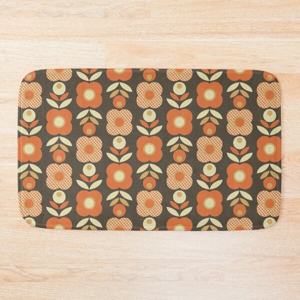 Item preview, Blomma, 1970s Groovy Retro Flower Seamless Pattern - Retro Styles designed and sold by BesanoStyle.