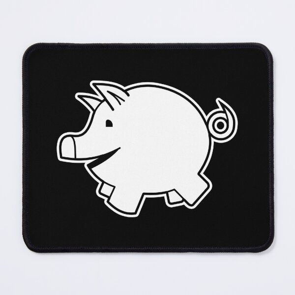 Item preview, Kriegsmarine U-boat U-672 - Happy Pig - White Border - Clean Style  designed and sold by pzd501.