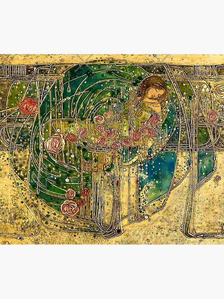 "Charles Rennie Mackintosh,Margaret Macdonald Mackintosh Prints ,The Sleeping Princess Gesso