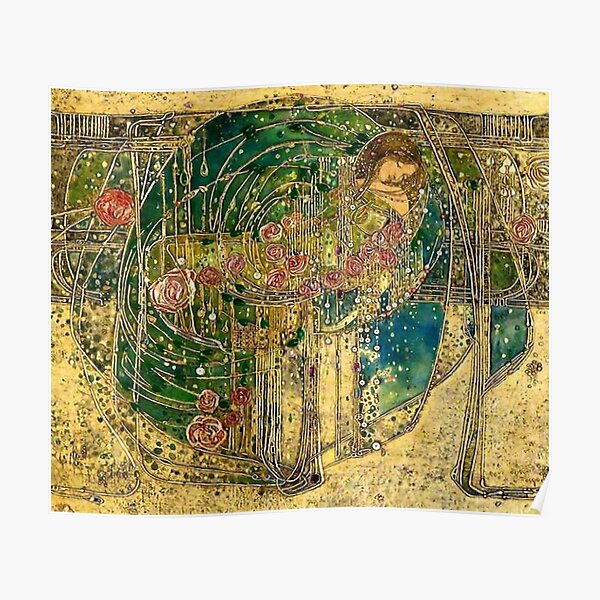 "Charles Rennie Mackintosh,Margaret Macdonald Mackintosh Prints ,The Sleeping Princess Gesso