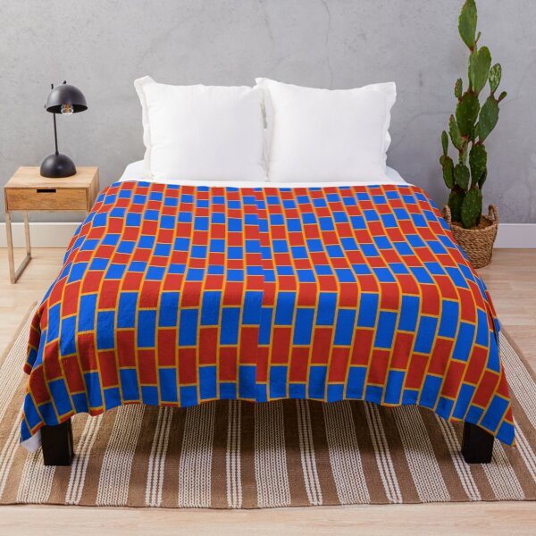 Item preview, Red and Blue Brick Wall designed and sold by TheCatmeow2000.