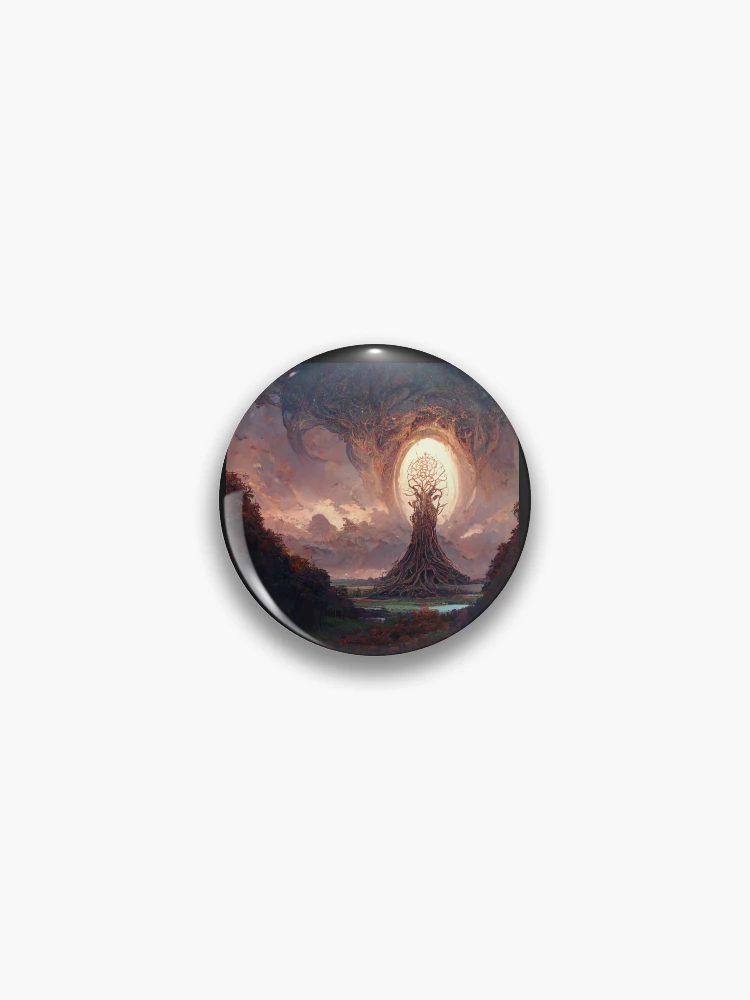 Thumbnail 1 von 3, Button, Holy Yggdrasil designt und verkauft von selfreference2.