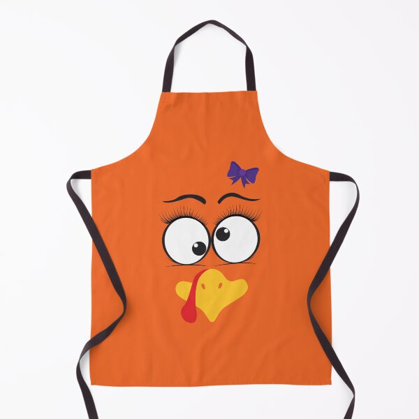 Item preview, Funny Turkey Girl Face Purple Bow Funny Thanksgiving designed and sold by hamoodeh2022.