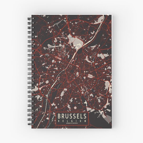 Item preview, Brussels City Map of Belgium - Vector designed and sold by deMAP.