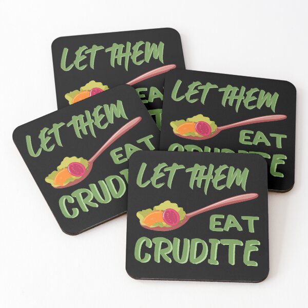 Item preview, LET THEM EAT CRUDITE T-SHIRT , VEGETARIAN PEOPLE, FUNNY T-SHIRT designed and sold by OthStore.
