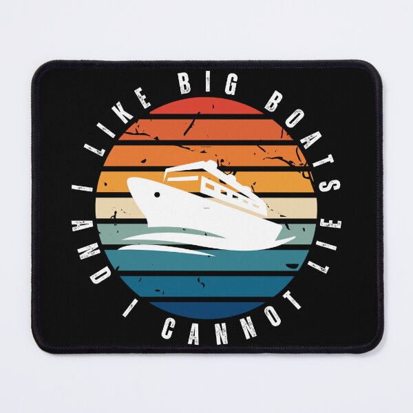 Item preview, Vacation Funny I Like Big Boats and I Cannot Lie Cruise Boating T-Shirt designed and sold by piketo.