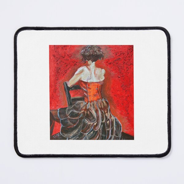 Item preview, Lady in Red Painting designed and sold by Lori Roscup.