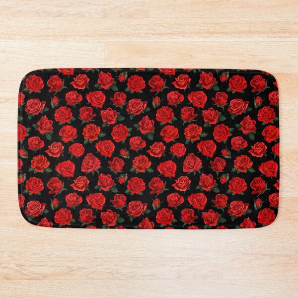 Item preview, Red Roses Seamless Pattern designed and sold by Fairies Flower  Garden.