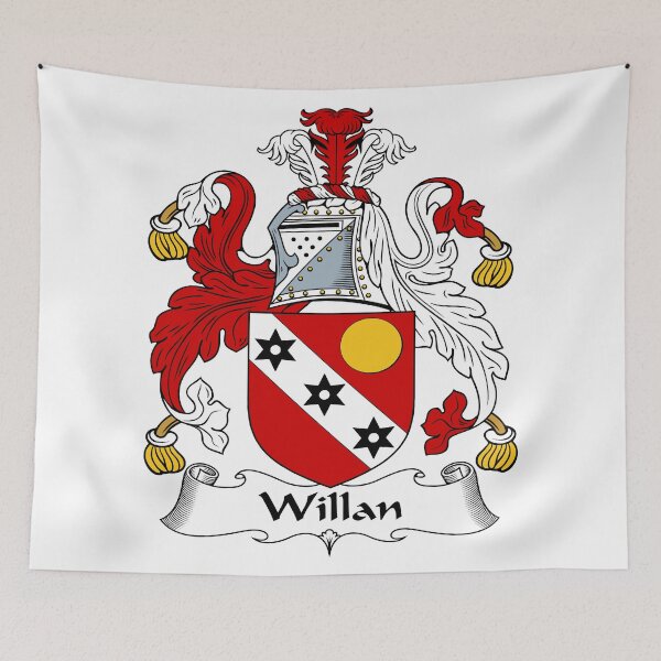 Item preview, Willan designed and sold by HaroldHeraldry.