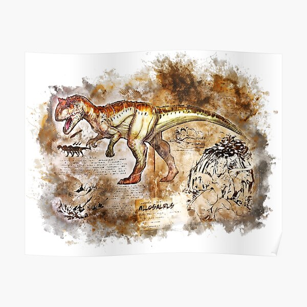 Allosaurus Póster