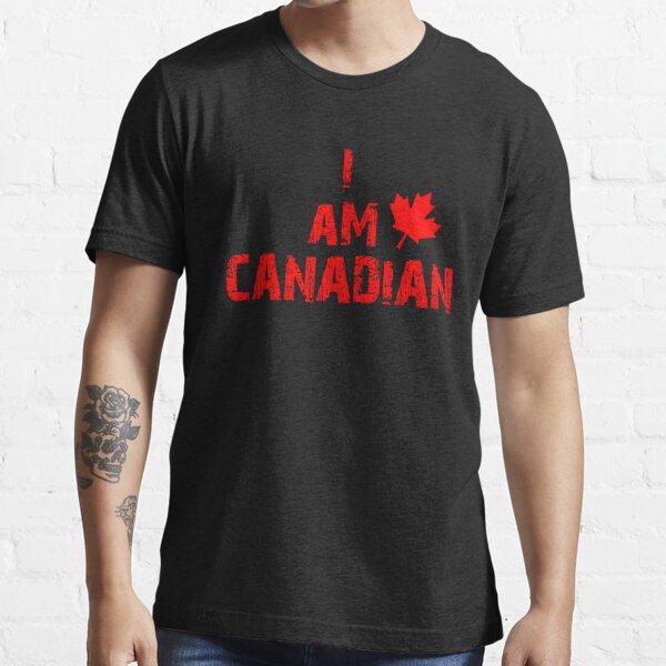 I am Canadian Canada 150 Celebrate Canadian Heritage TShirt Decor Slim Fit TShirt