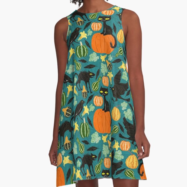 Crows and cats A-Line Dress