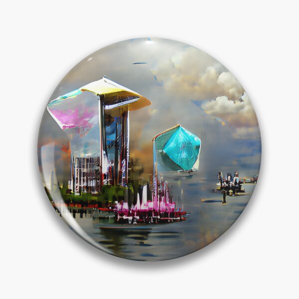 Item preview, City On Water designed and sold by AbstractlyArt.