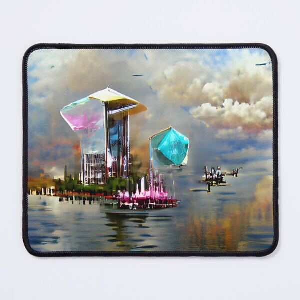 Item preview, City On Water designed and sold by AbstractlyArt.