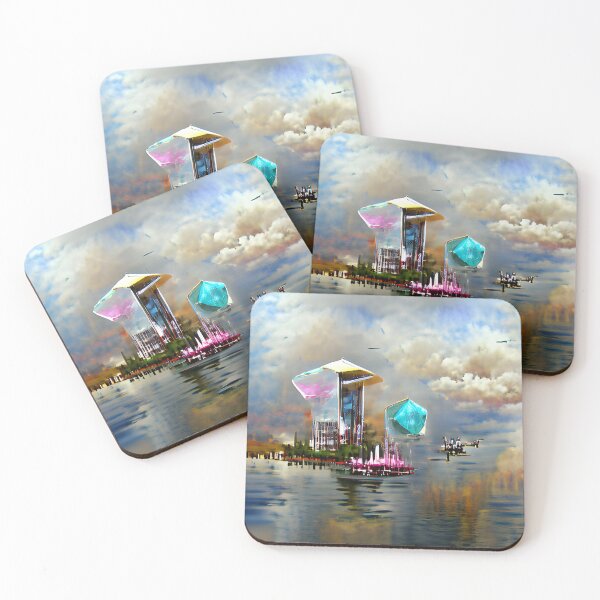 Item preview, City On Water designed and sold by AbstractlyArt.