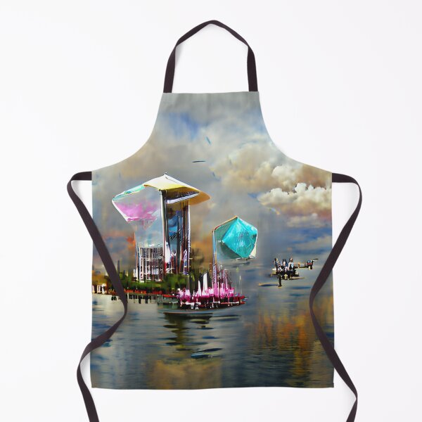 Item preview, City On Water designed and sold by AbstractlyArt.