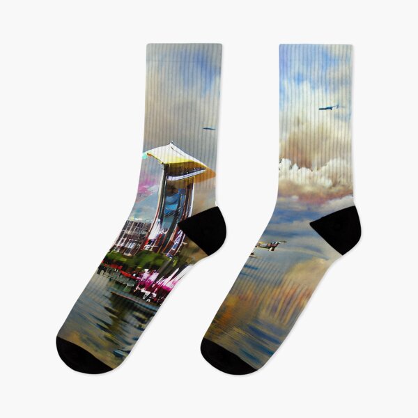 Item preview, City On Water designed and sold by AbstractlyArt.