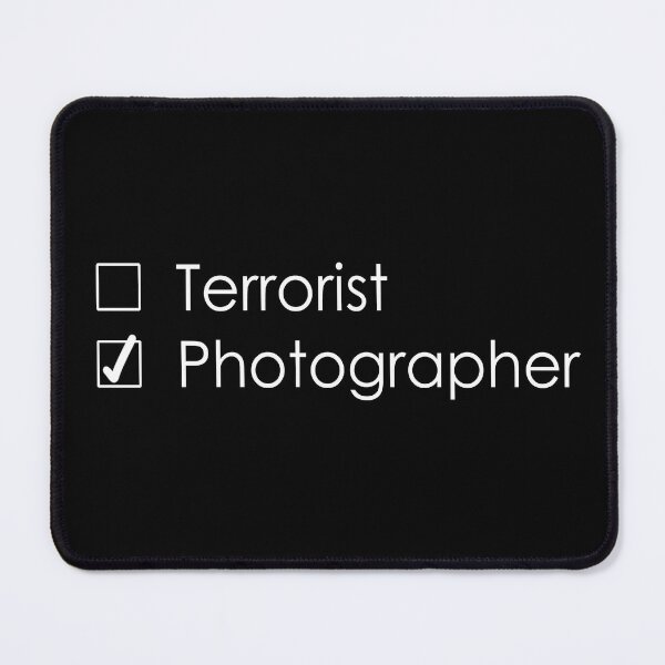 Item preview, Terrorist Photographer 2 white designed and sold by John Jovic.